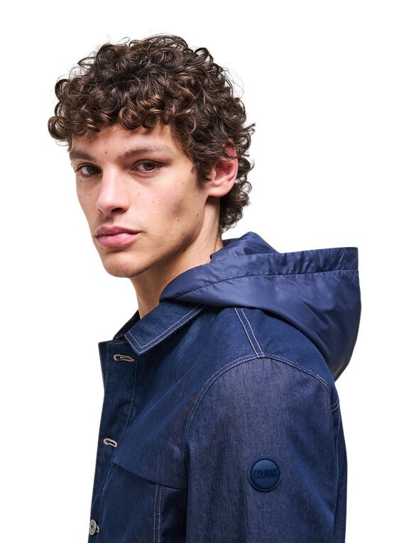 Colmar Originals Detachable Hood Windbreaker With Classic Shirt Collar
