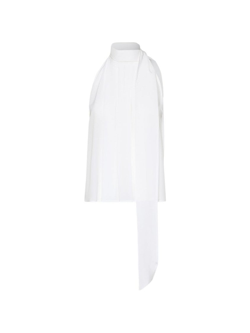 Max Mara Sleeveless Scarf Detail Top