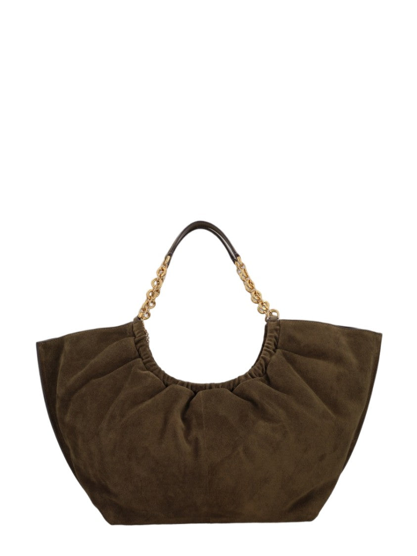Michael Michael Kors Luxurious Soft Leather Tote Bag With Gold-Tone Accents