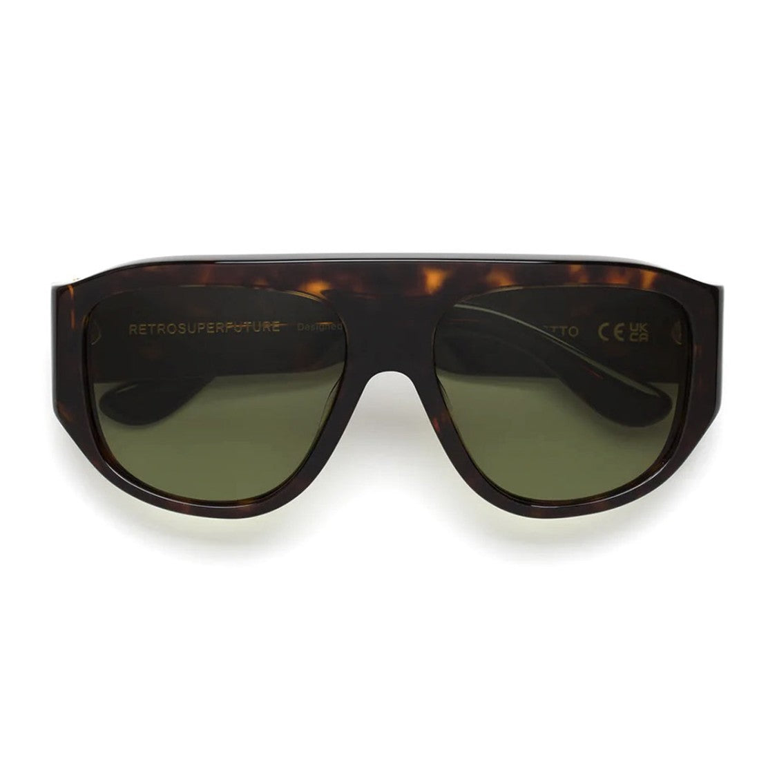 Retrosuperfuture Havana Biscotto Acetate Sunglasses