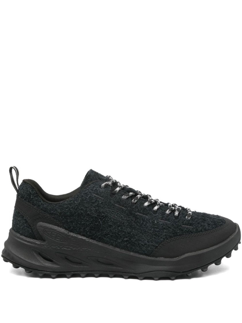 Keen Textured Black Sneakers With Rugged Sole