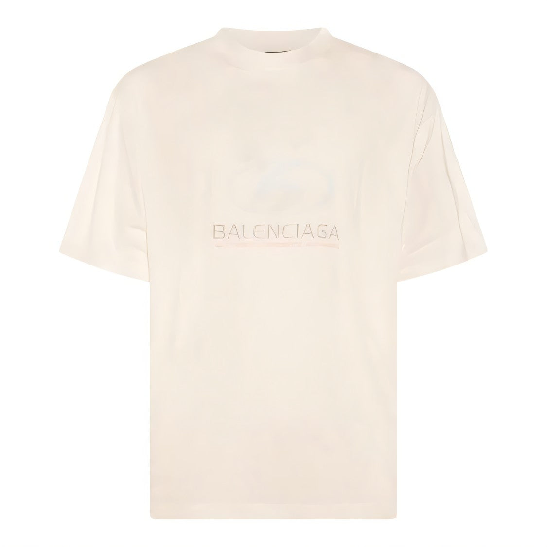 Balenciaga Short-Sleeve T-Shirt With Subtle Printed Logo