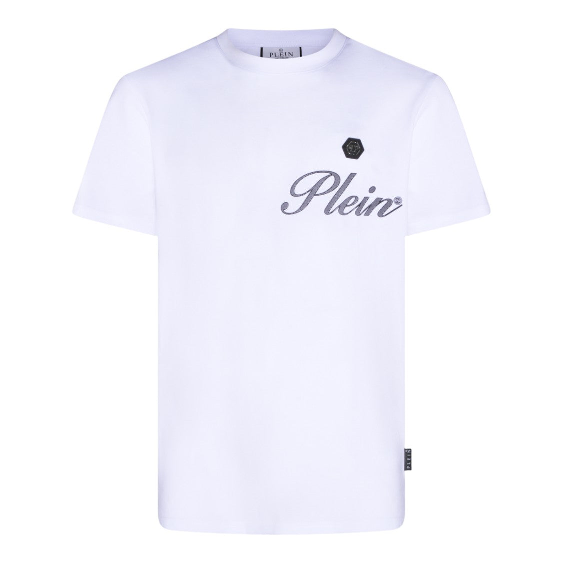 Philipp Plein Plain White Short-Sleeve T-Shirt