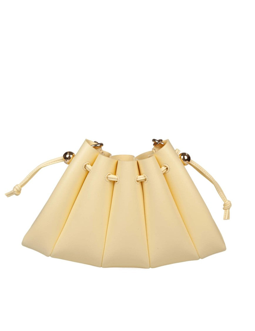 Themoirè Calipso Vegan Leather Bag, Yellow