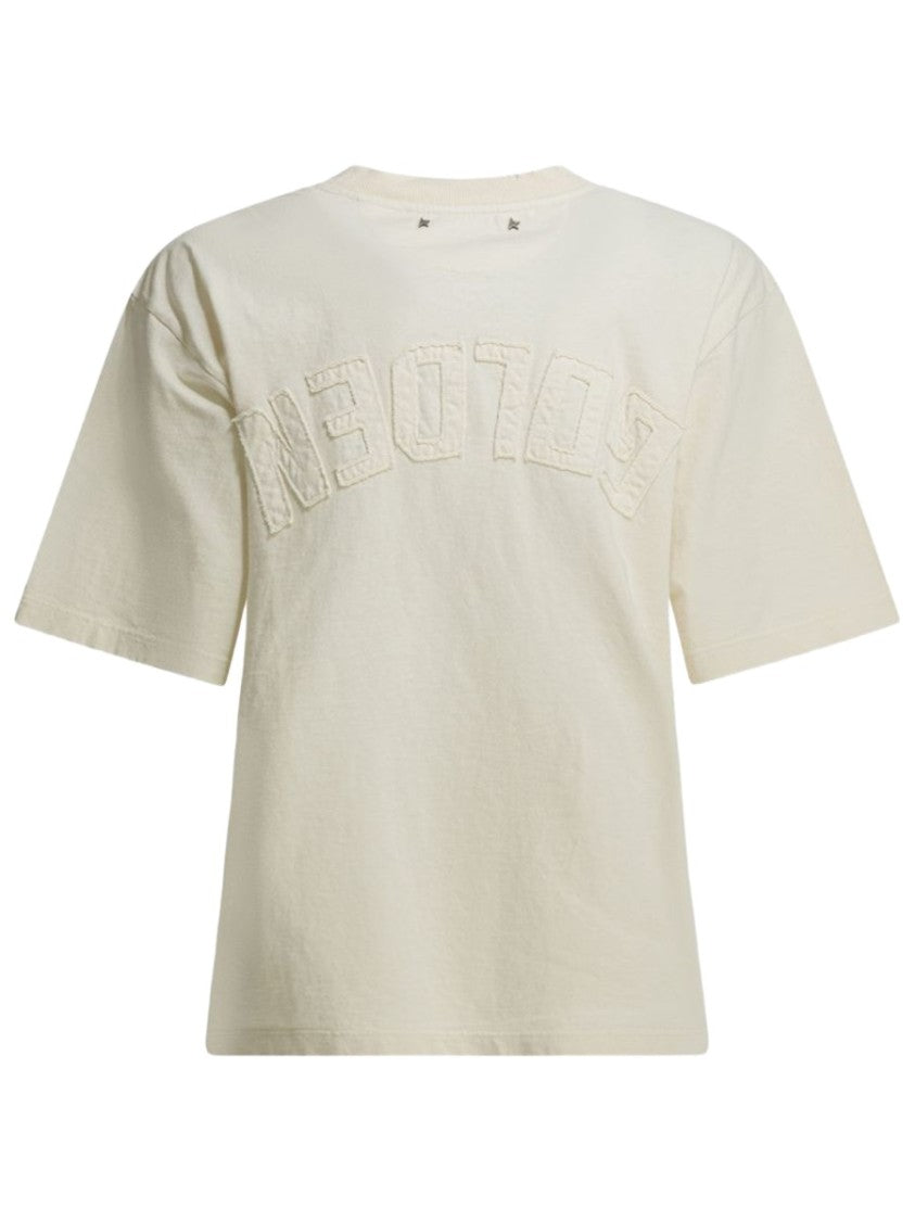 Golden Goose White Logo T-Shirt