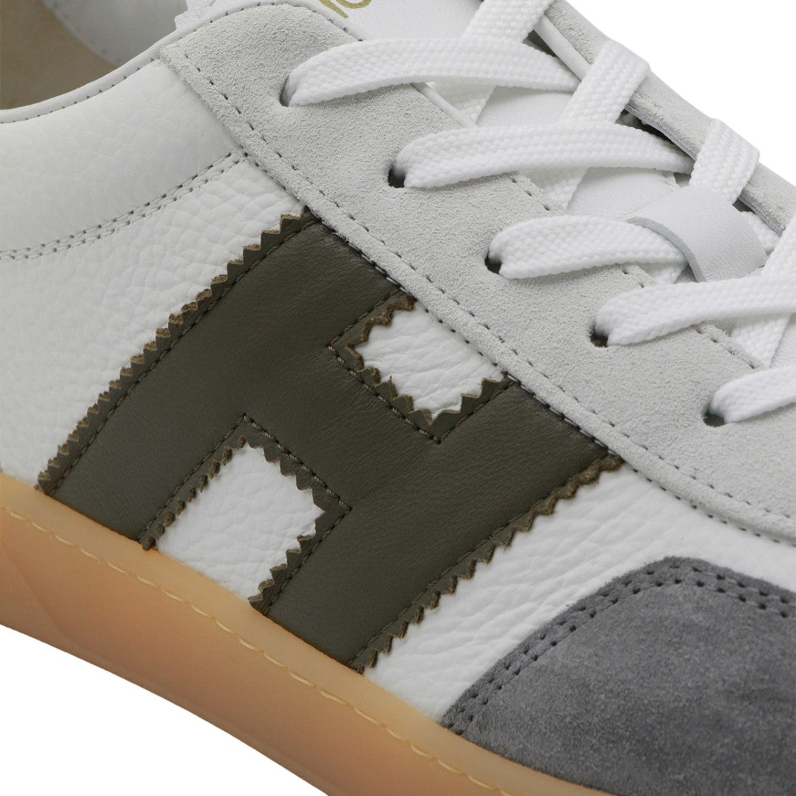Hogan Low-Top Sneakers With Textured Leather