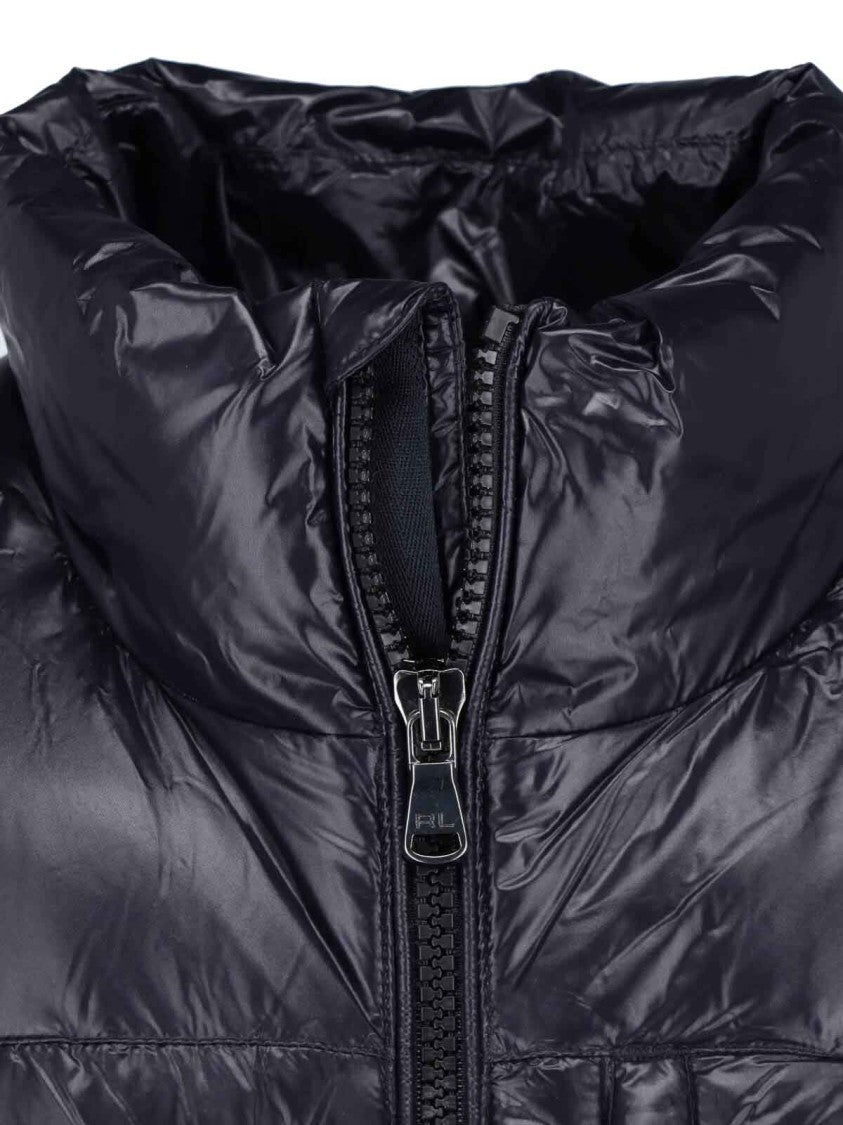 Polo Ralph Lauren Black Quilted Padded High-Neck Vest