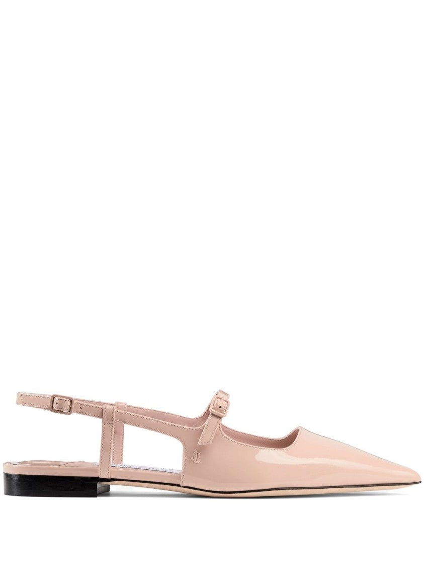 Jimmy Choo Pink Ballerina Flat Shoes