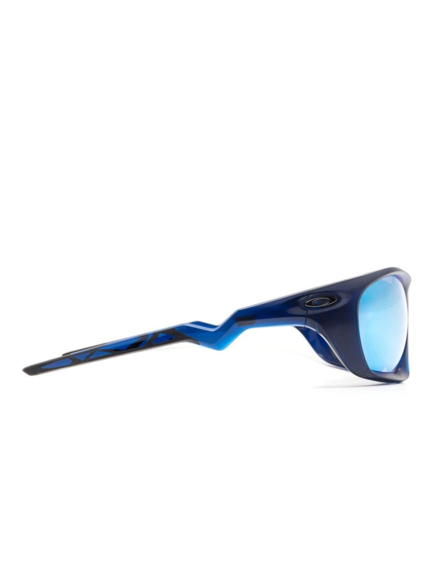 Oakley Wraparound Matte Finish Lateralis Sunglasses