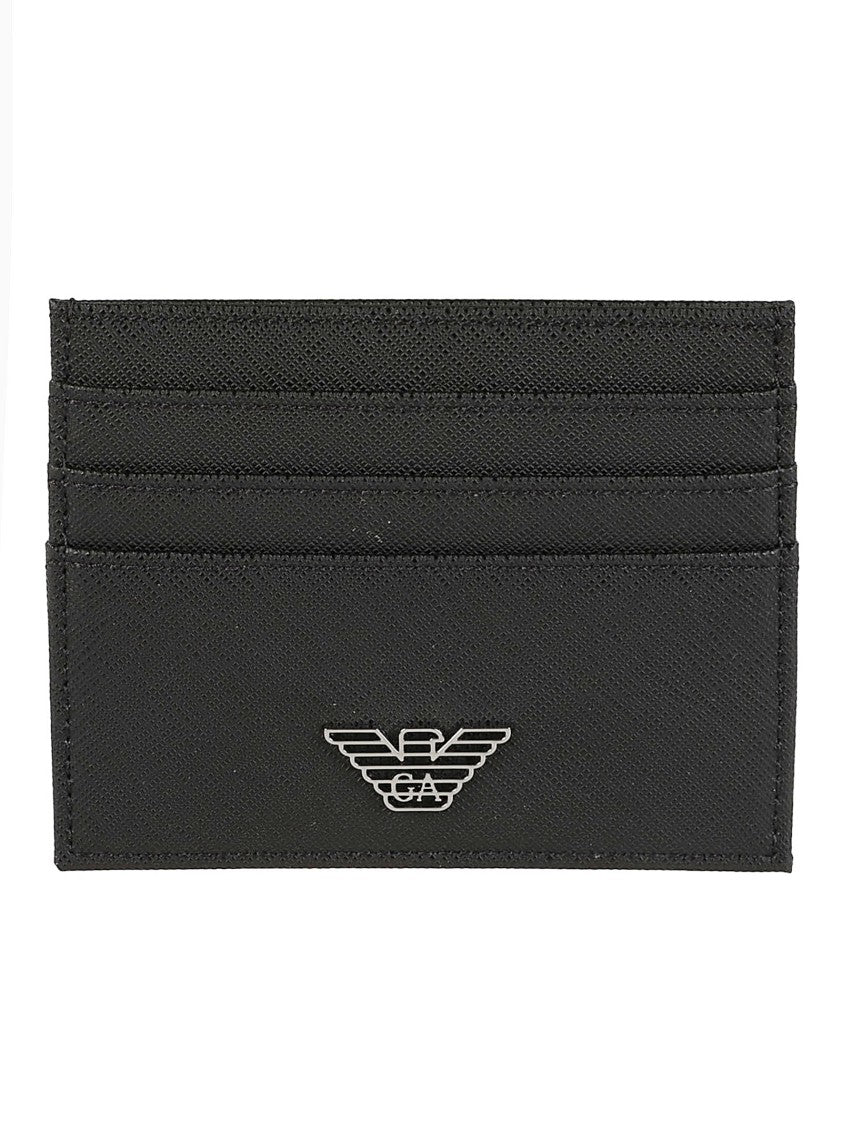 Emporio Armani Textured Key Ring Credit Card Holder Gift Box Set