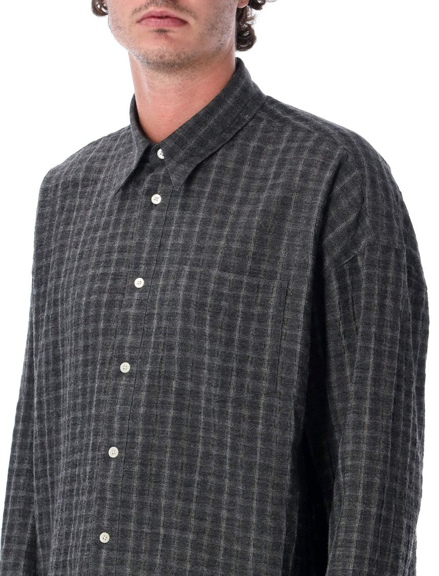 Sunflower Stable Checkered Cotton-Blend Casual Shirt