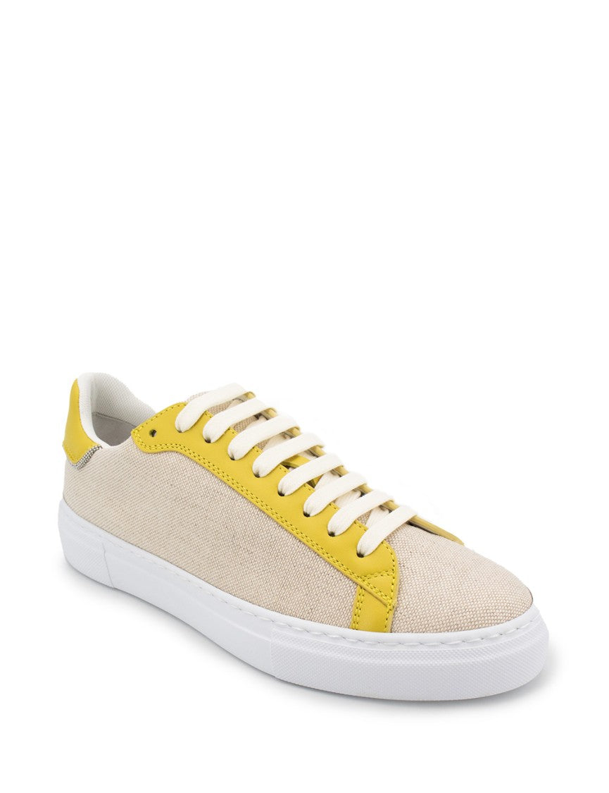 Fabiana Filippi Canvas And Leather Sneakers