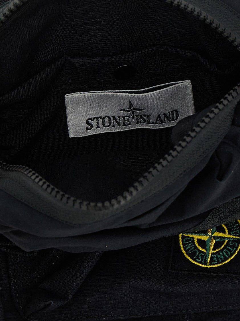 Stone Island Logo Badge Crossbody Bag