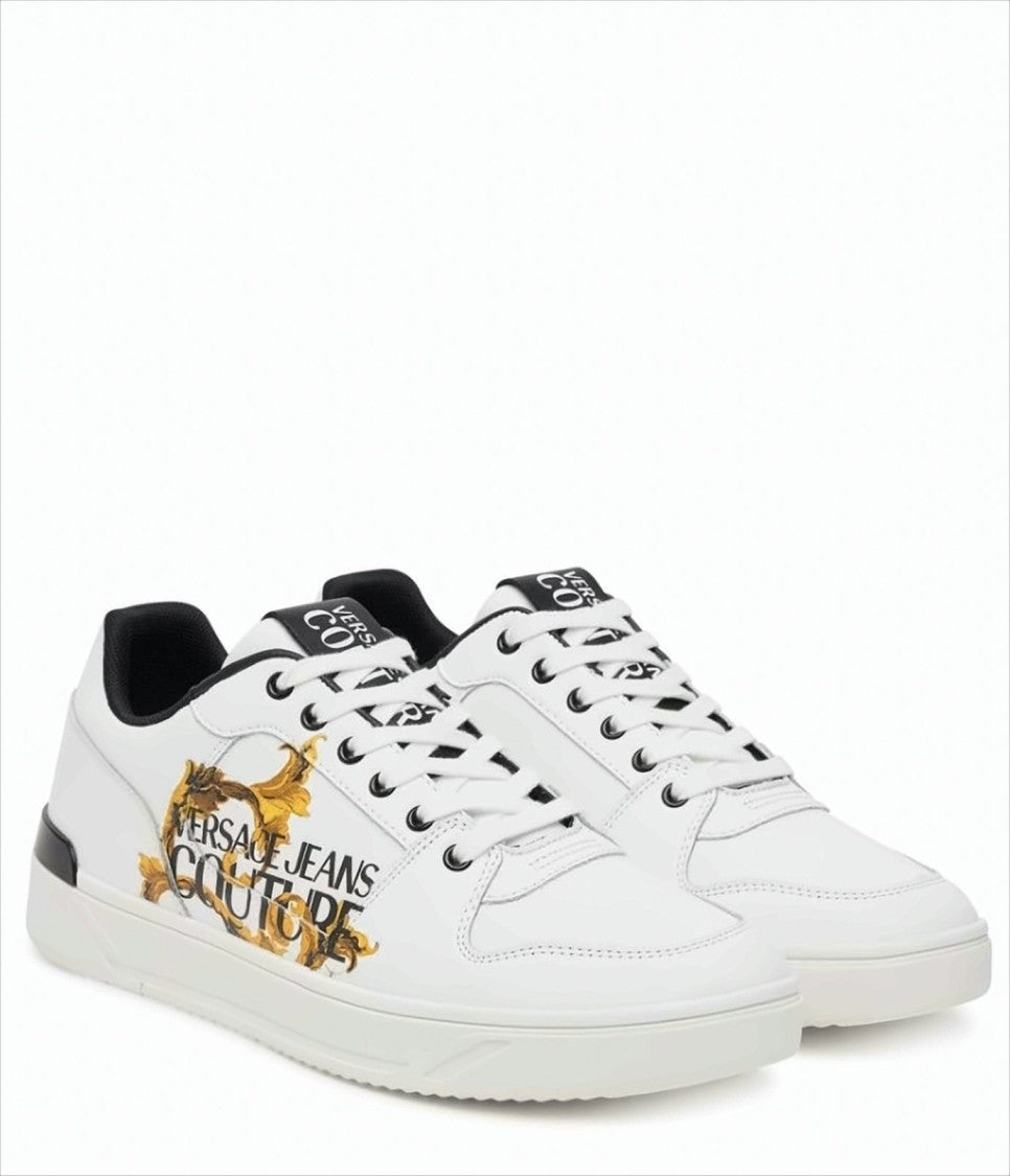 Versace Low-Top Black And Gold Sneakers