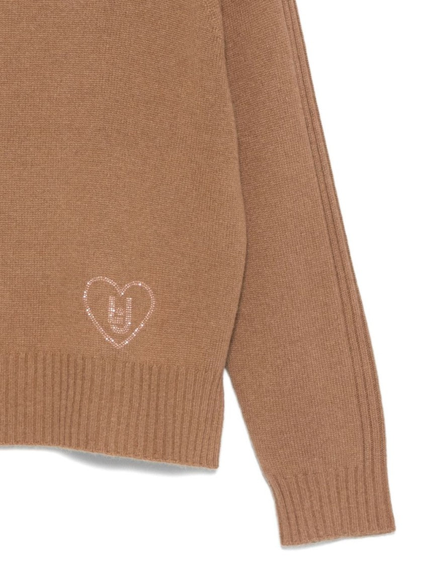 Liu Jo Knit Sweater With Classic Crew Neck