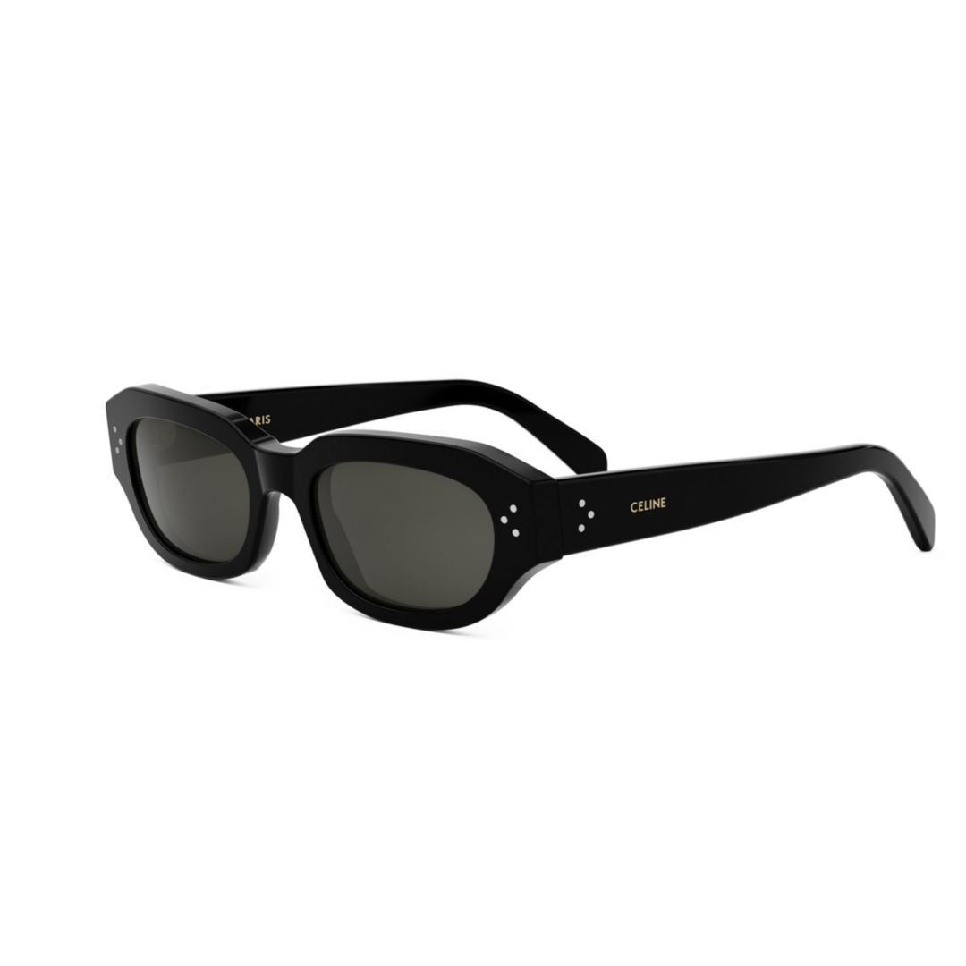 Celine Cl40314i Rectangular Sunglasses With Silver Accents
