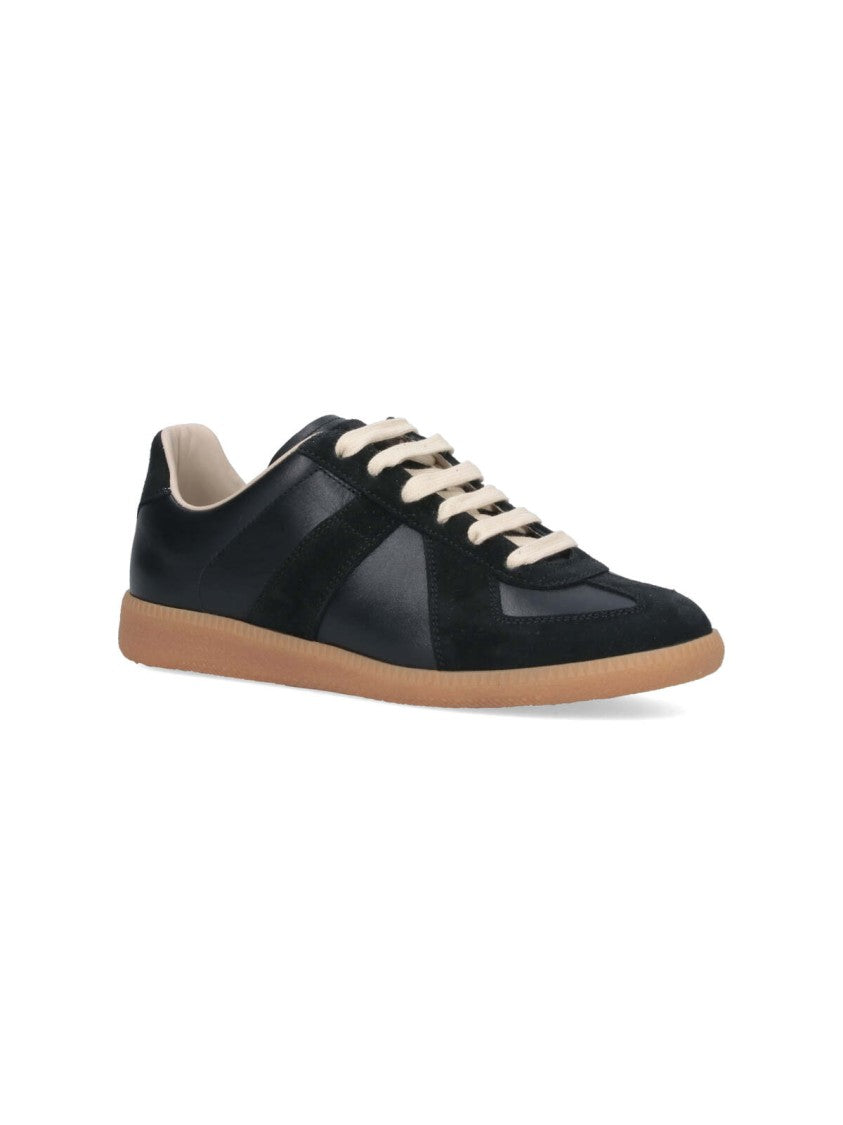 Maison Margiela Low-Top Sneakers With Suede Detailing