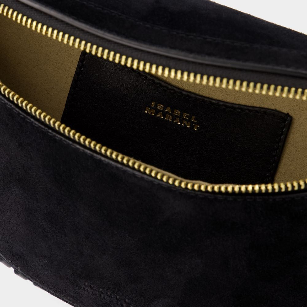 Isabel Marant Skano Shoulder Bag - Leather - Black