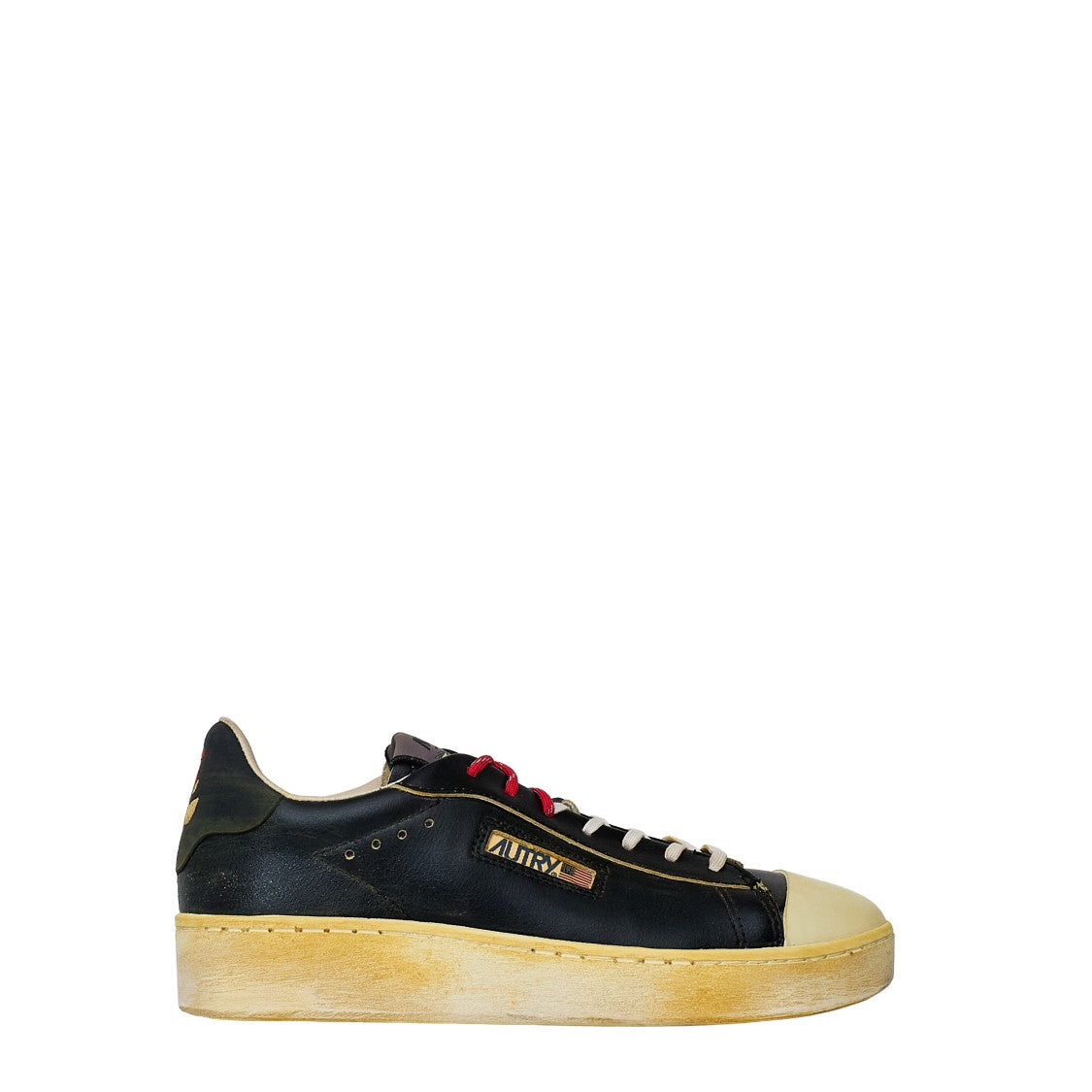 Autry Dallas Vintage Low Leather Sneakers