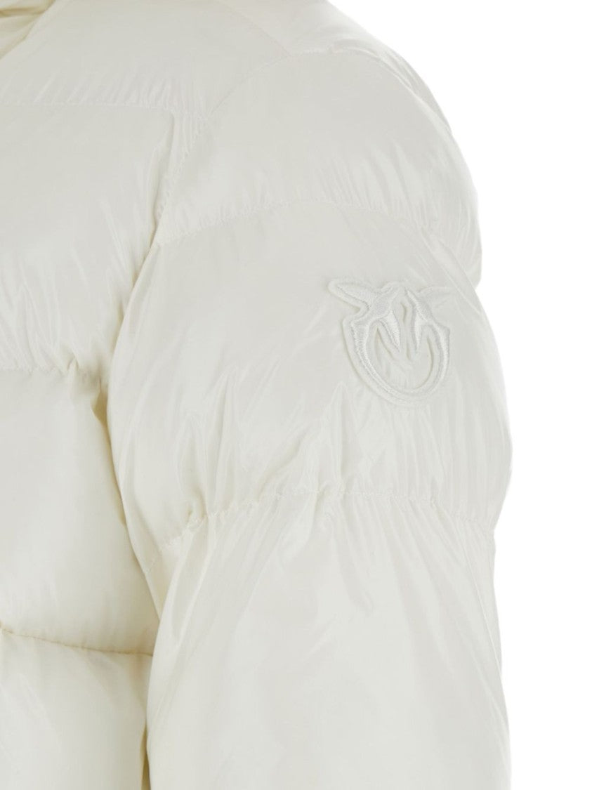 Pinko Caban Jacket In Crystal Nylon