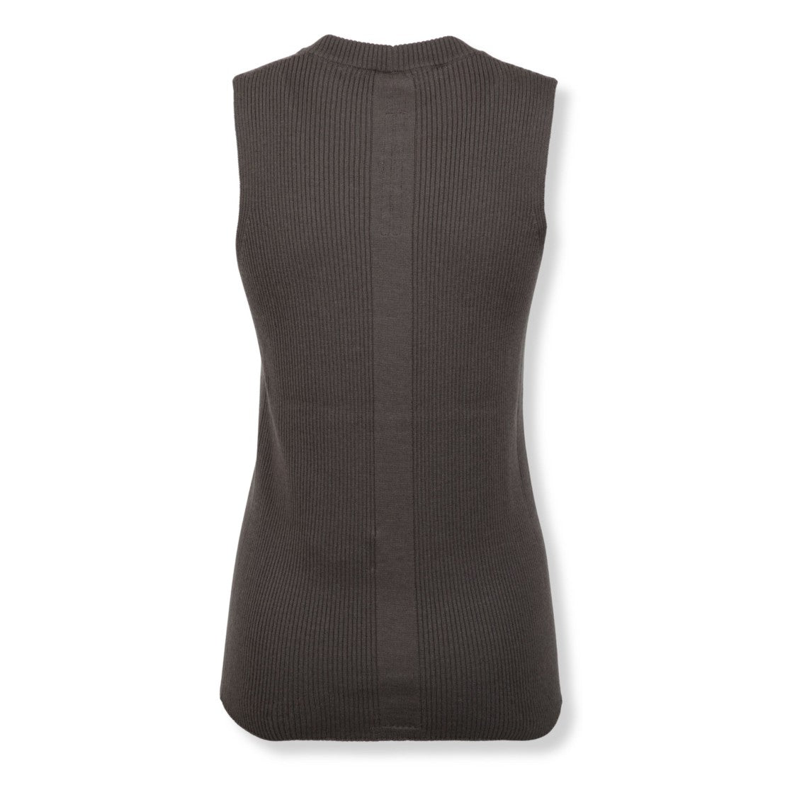 Rick Owens Fitted Knit Top With Minimalist Design