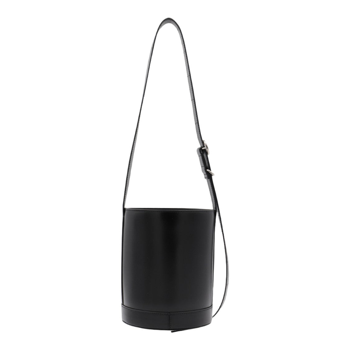 Jil Sander Cylindrical Black Bag With Adjustable Strap