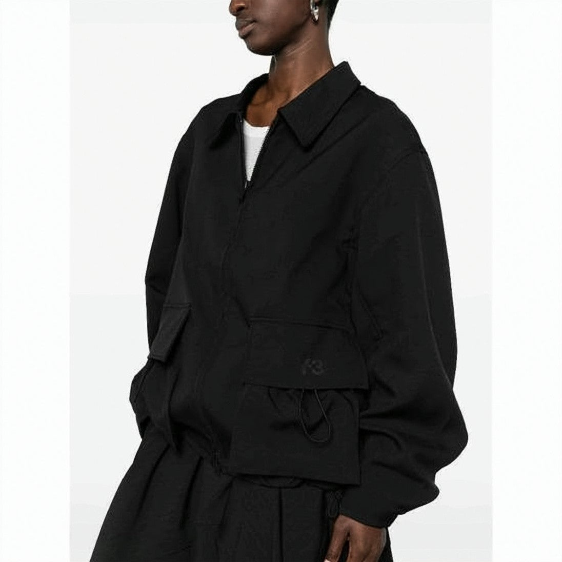 Y-3 Oversized Jacket With Functional Flap Pockets
