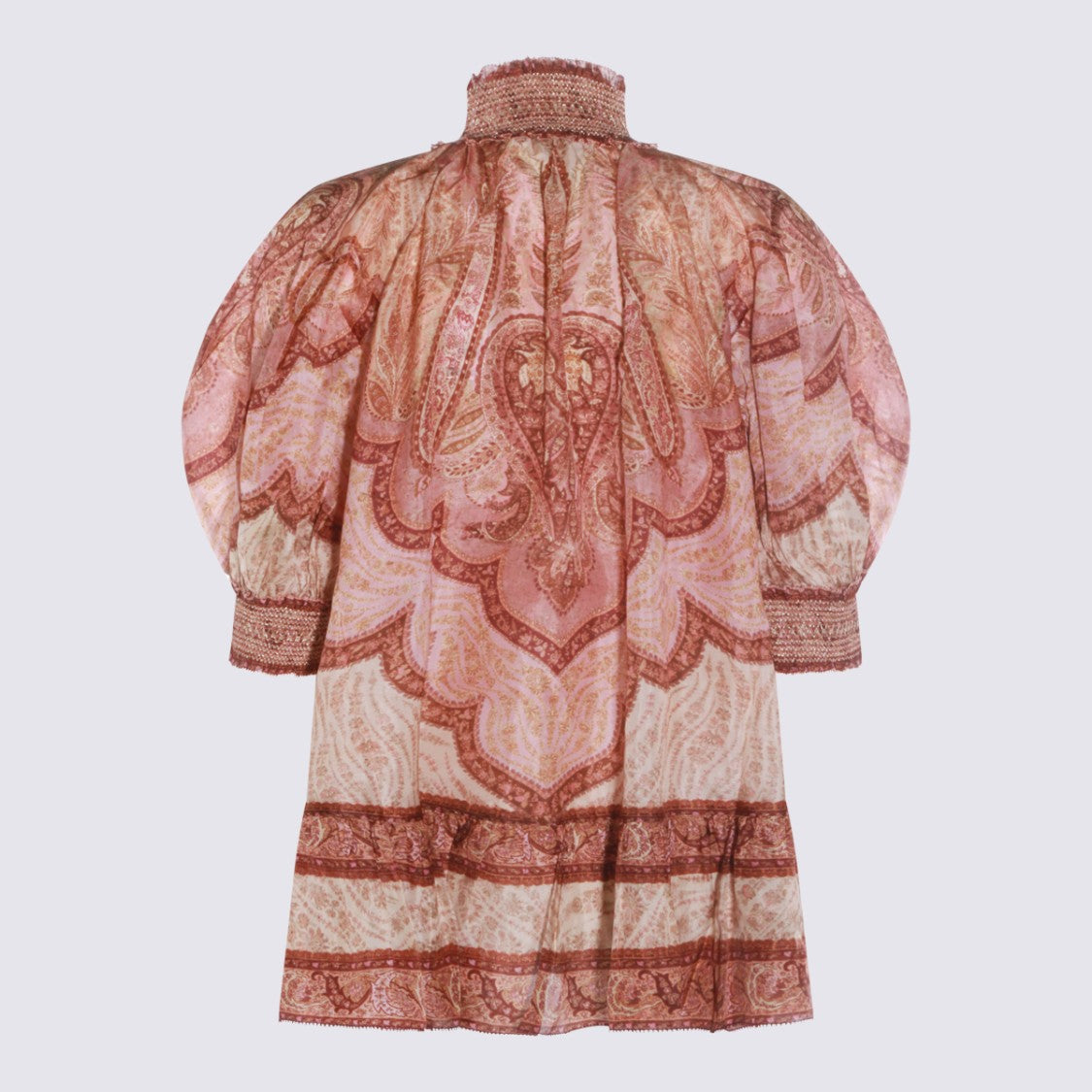 Zimmermann Burgundy Silk Top