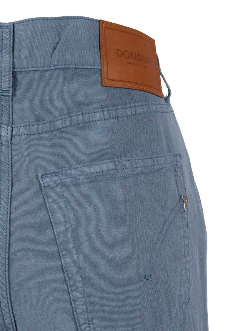 Dondup Relaxed Straight Leg Straight-Leg Pants