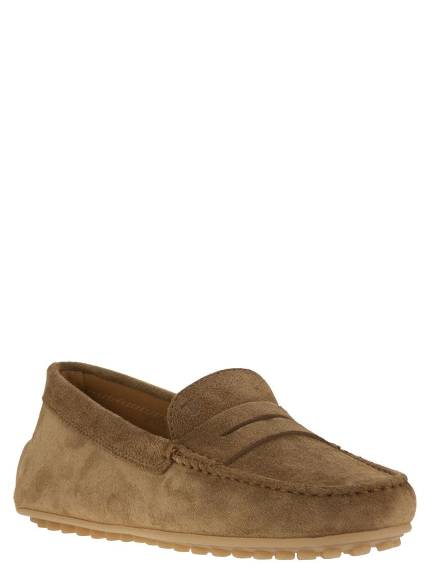 Tod's City Gommino Suede Loafer