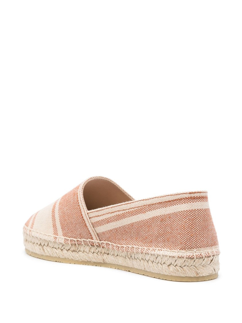 Etro Espadrillas Striped Canvas