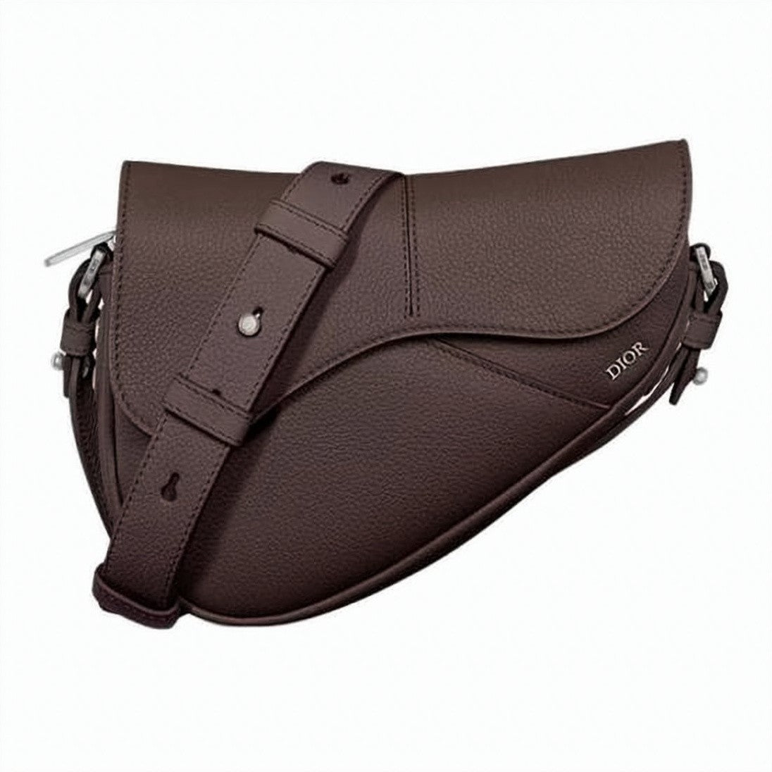 Dior Saddle-Shaped Calf Leather Belt Bag