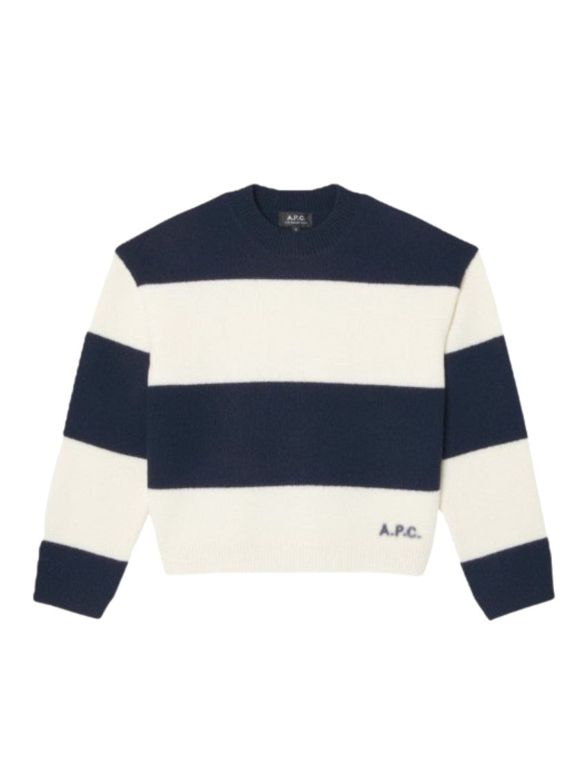 A.P.C. Penny Striped Horizontal Knit Sweater