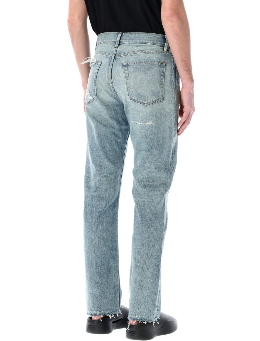 Fear Of God Repaired Classic Jeans With Vintage Hand-Distressing