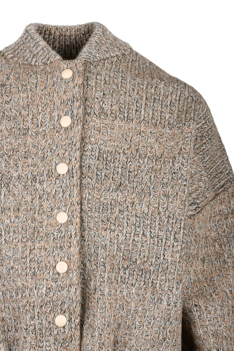 Sportmax Edda Cardigan With Clip - Beige