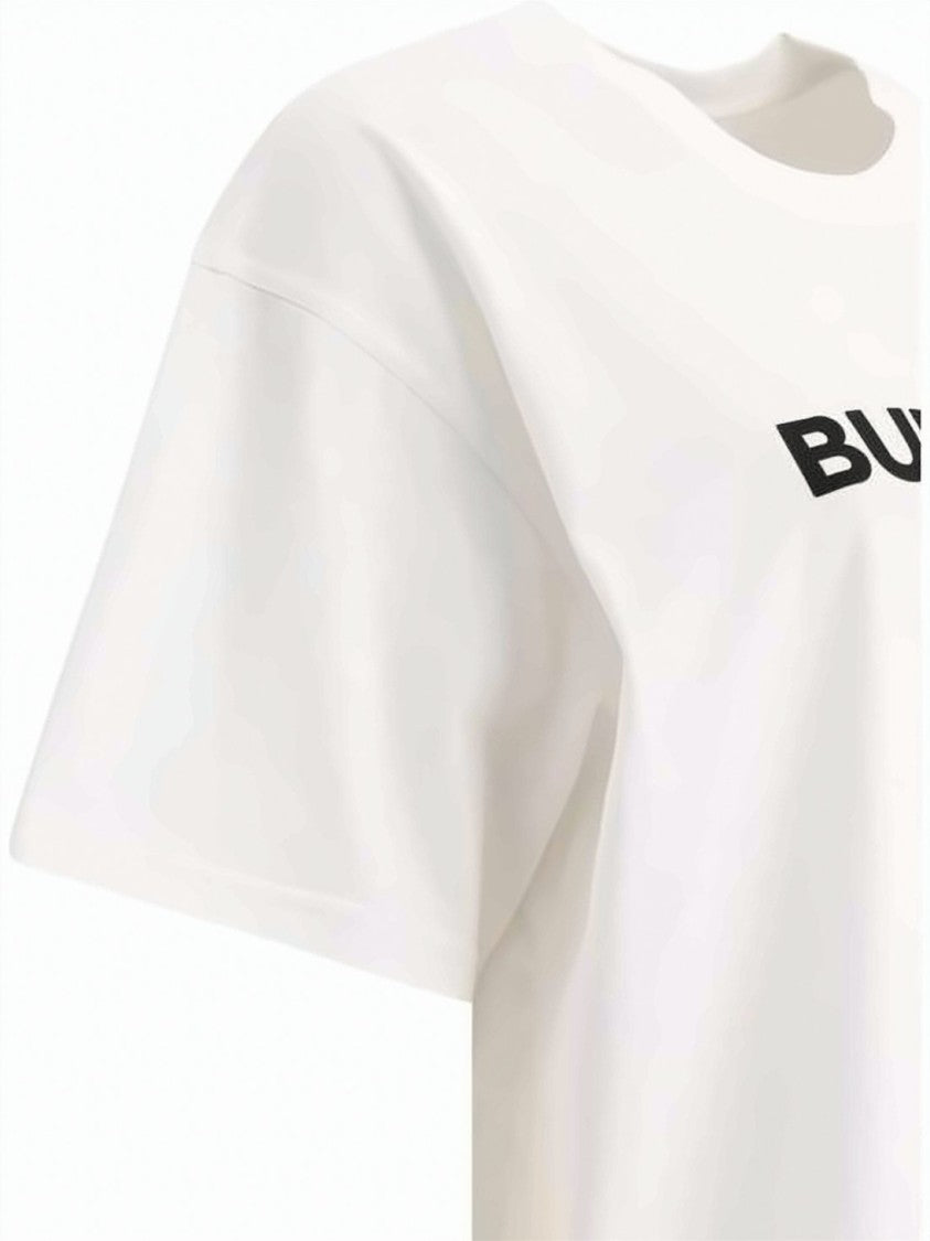 Burberry Crew Neck T-Shirt With Bold Logo