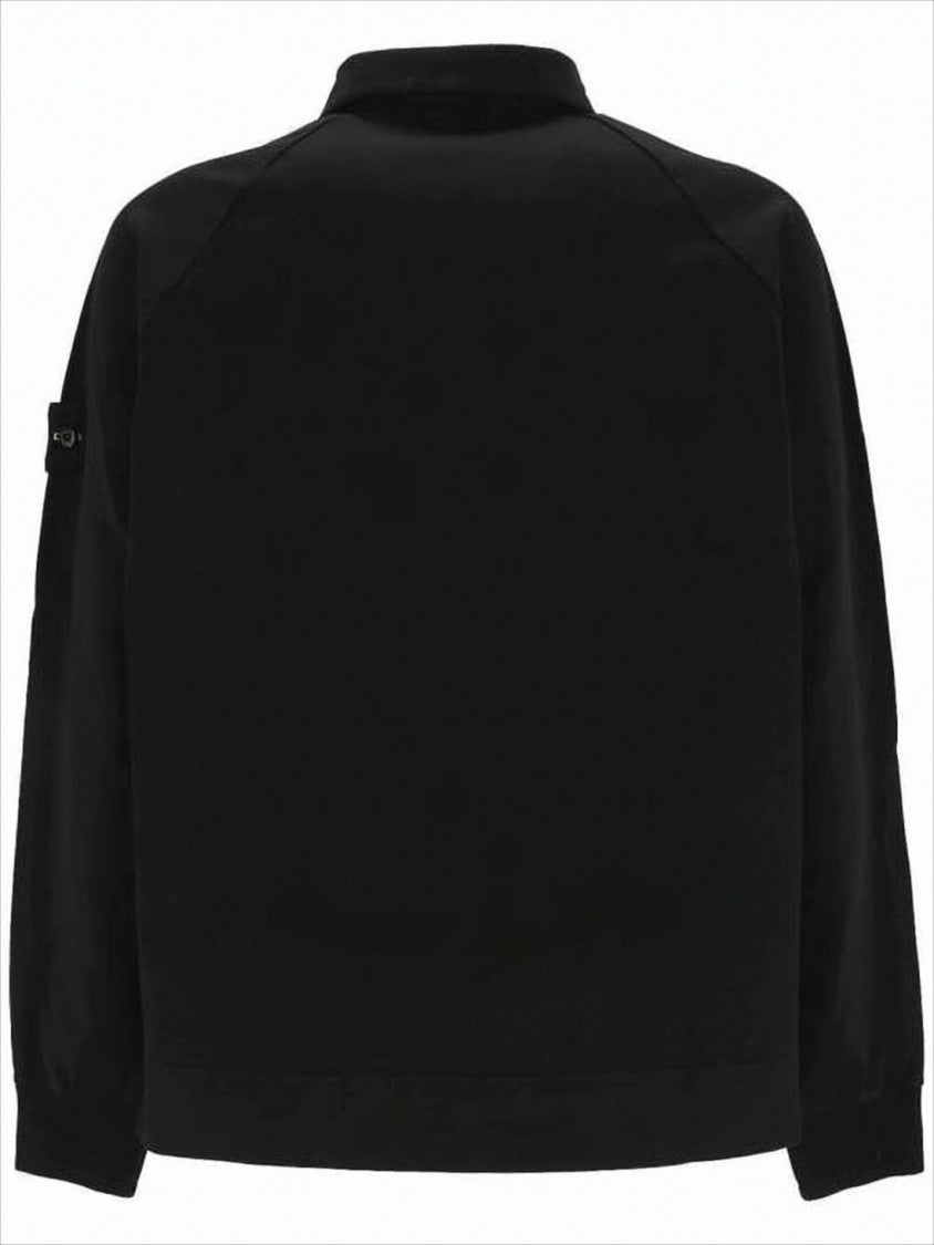 Stone Island Long-Sleeve Polo Shirt With Classic Collar