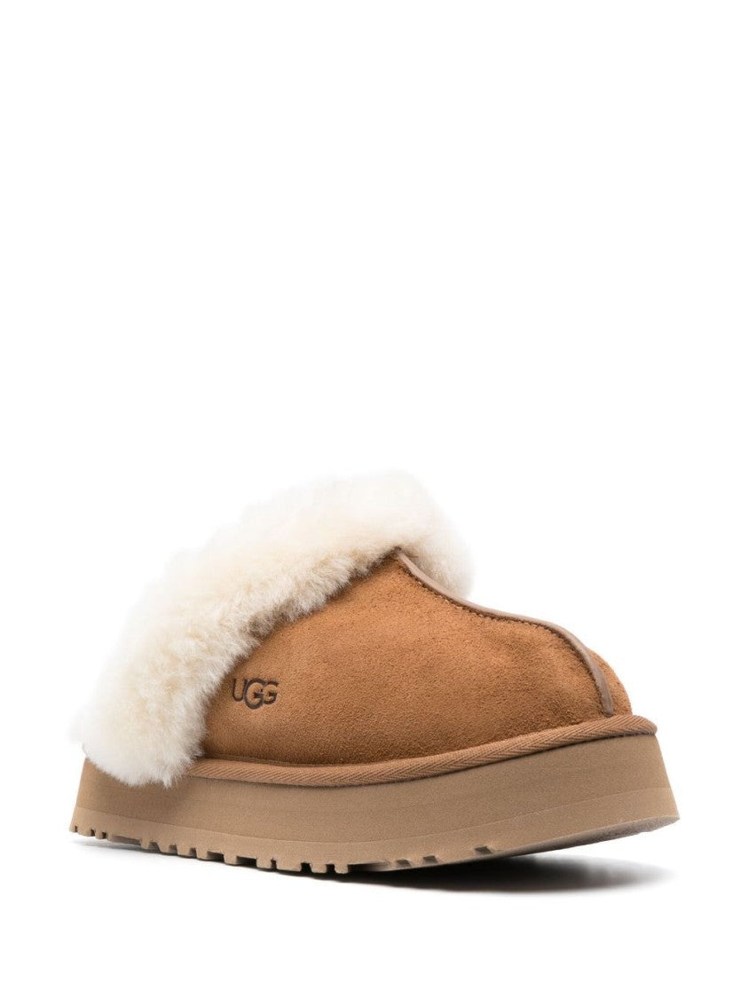 Ugg Brown Suede Slip-On Sandals
