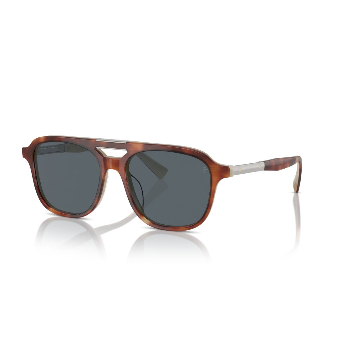 Brunello Cucinelli 0Bc4001s Tortoiseshell Acetate Sunglasses With Distinctive Cut-Out Bridge