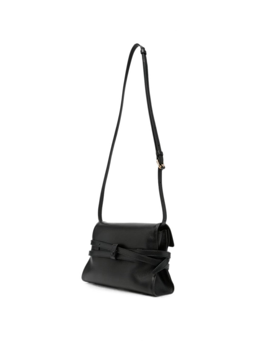 Moschino Structured Shoulder Bag - Black