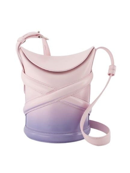 Alexander Mcqueen The Curve Hobo Bag  - Lilac/Pink - Leather