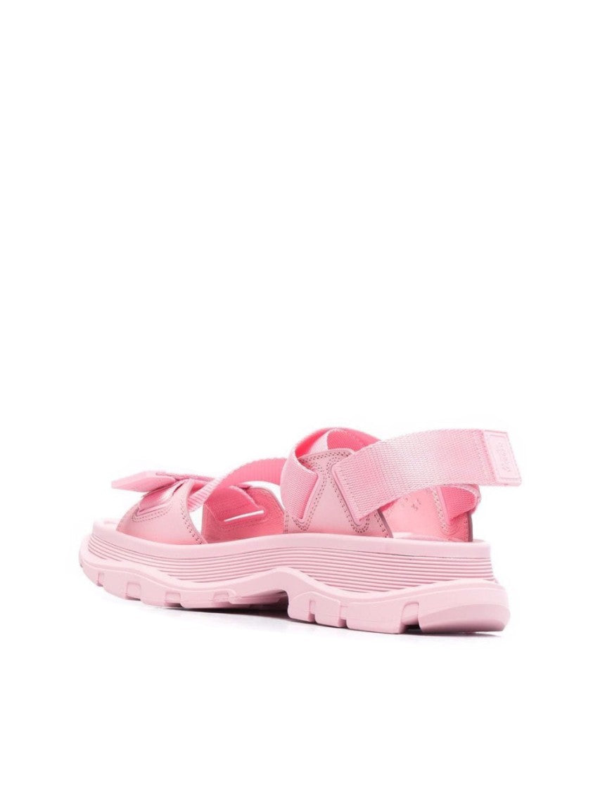 Alexander Mcqueen Tread Sandals With Adjustable Straps