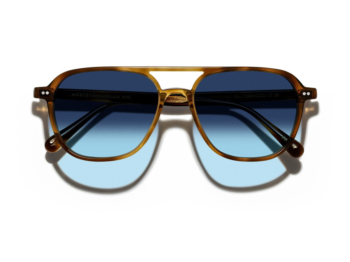 Moscot Tortoiseshell Or-Bjo-S Double-Bridge Acetate Sunglasses