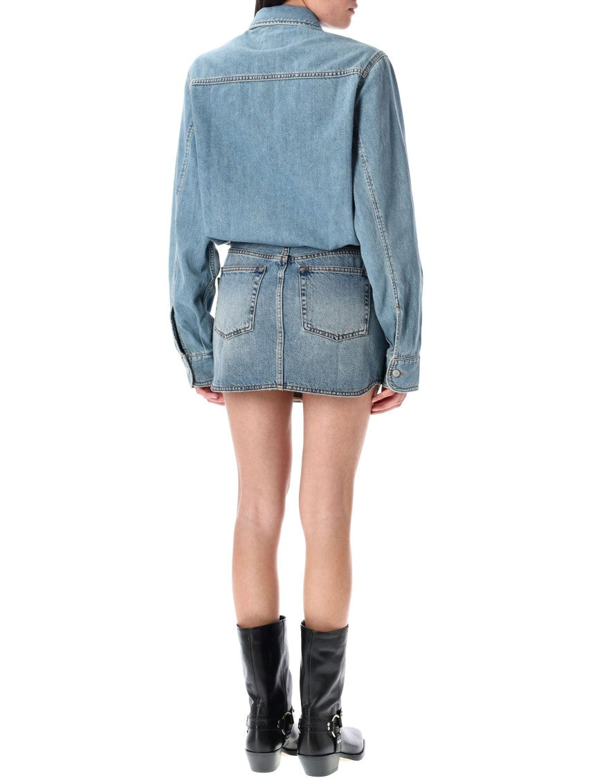 Haikure Tamu Denim Mini Dress