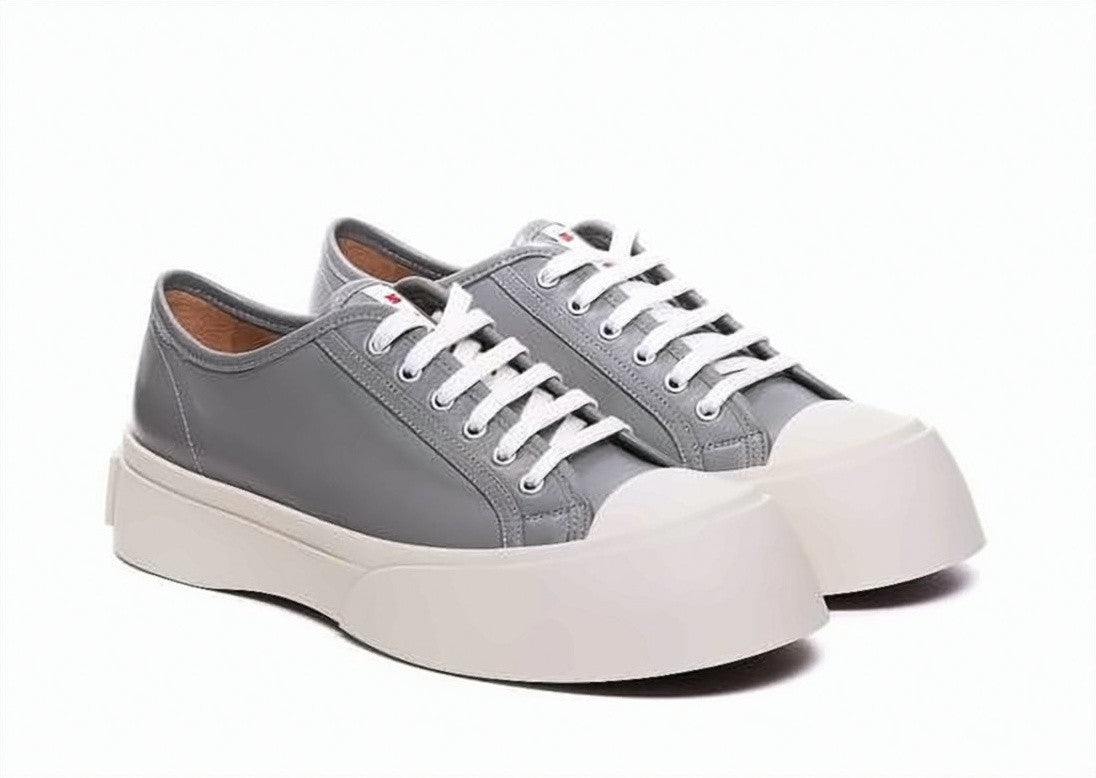Marni Chunky Sole Calf Leather Sneakers With Platform Design