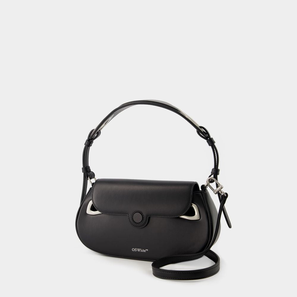 Off-White Clam Hobo Bag - Leather - Black