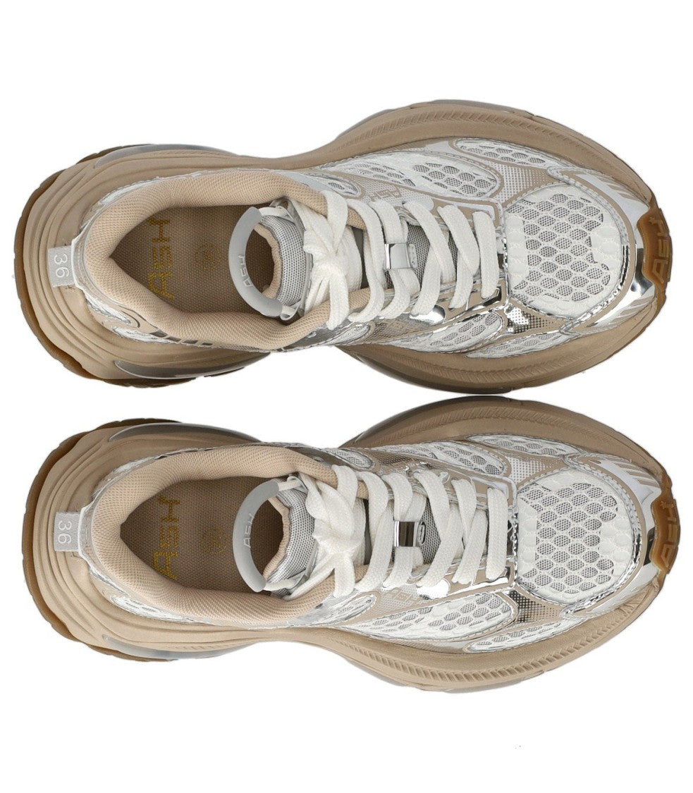 Ash Dragon White Silver Sneaker