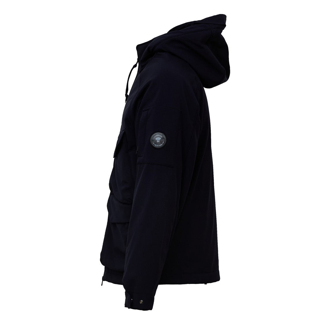 C.P. Company Padded Hooded Jacket With Visor And Detachable Cuffs