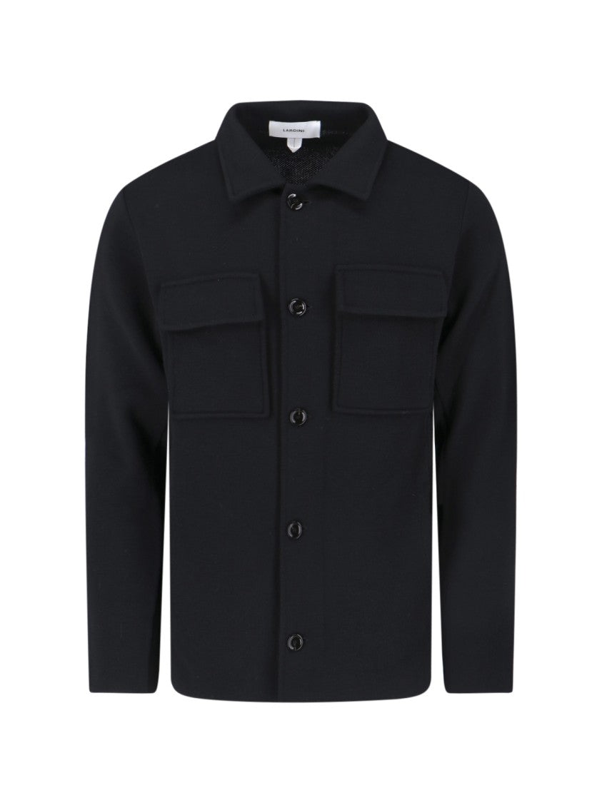 Lardini Virgin Wool Jacket – Black