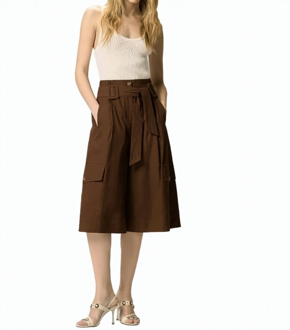 Pinko Patricia Belted Cargo Short Trousers
